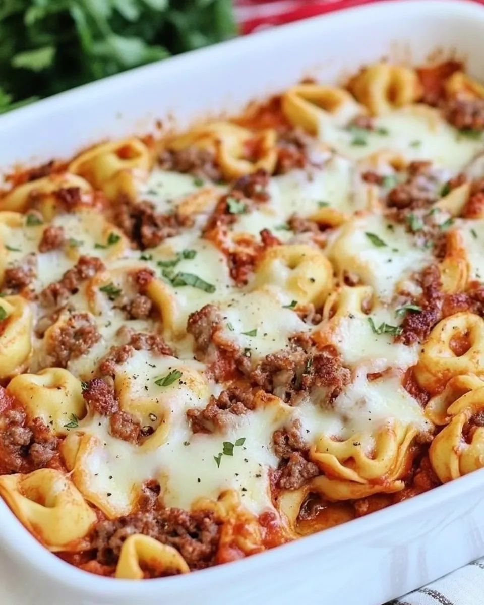 Baked Tortellini Casserole