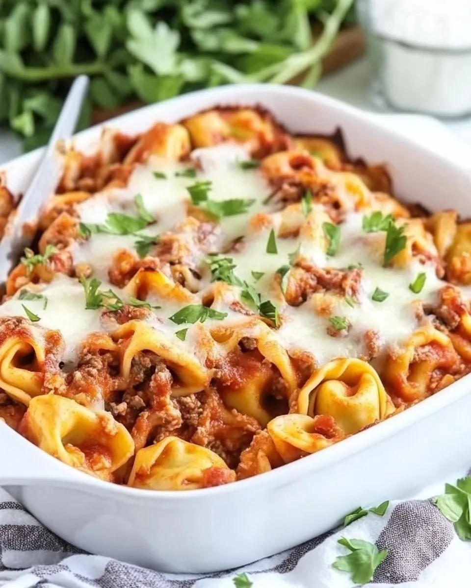 Baked Tortellini Casserole