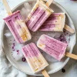 4 Ingredient Creamy Fruit Popsicles