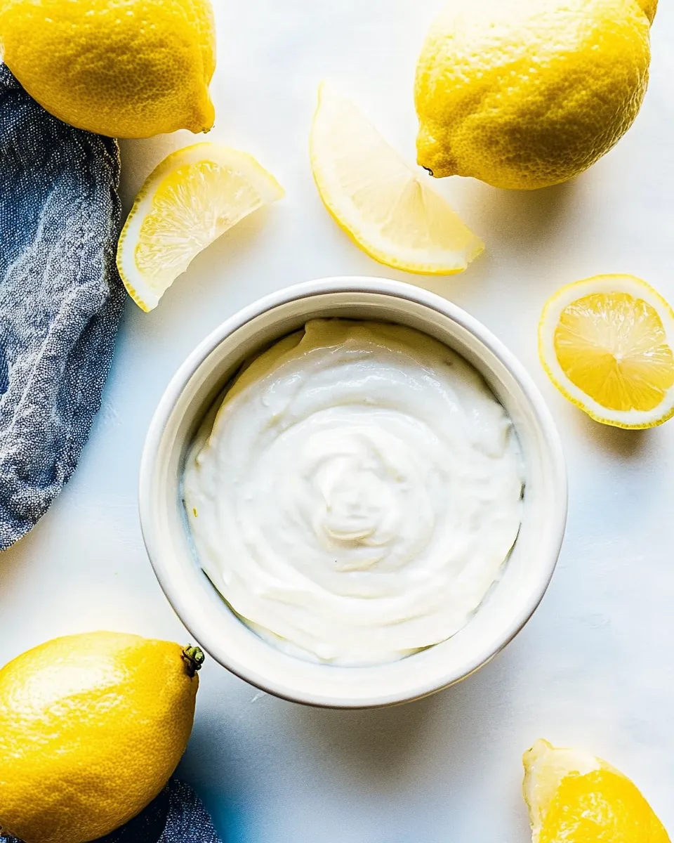 4 Ingredient Lemon Aioli