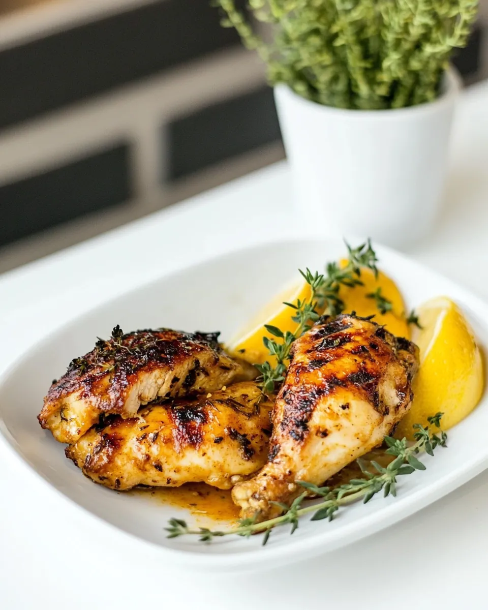 Air Fryer Preserved Lemon Chicken