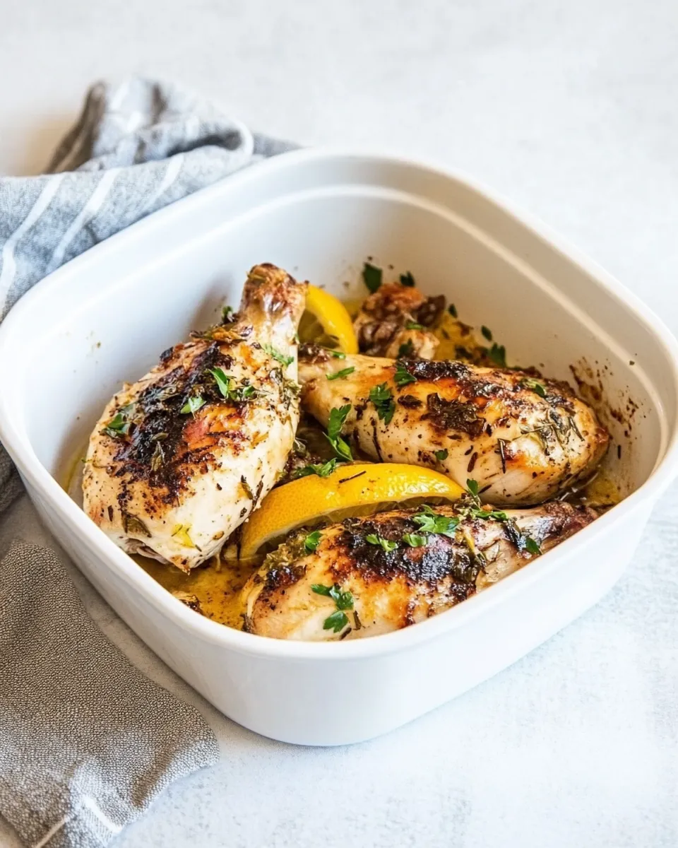 Air Fryer Preserved Lemon Chicken