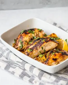 Air Fryer Preserved Lemon Chicken
