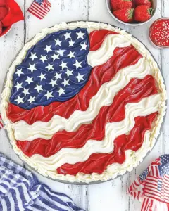 American Flag Cake