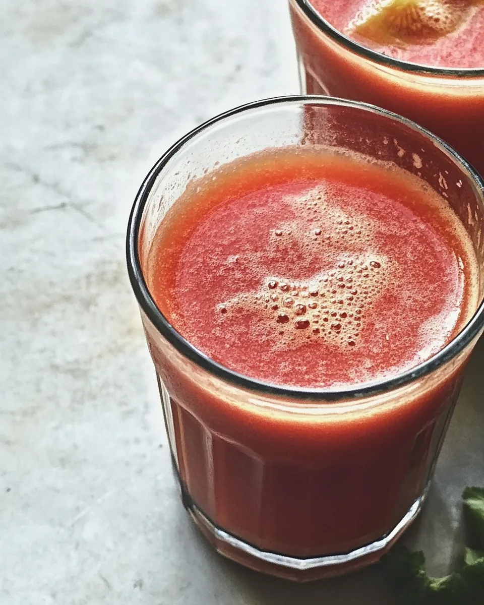 Amma’s Fresh Tomato Juice