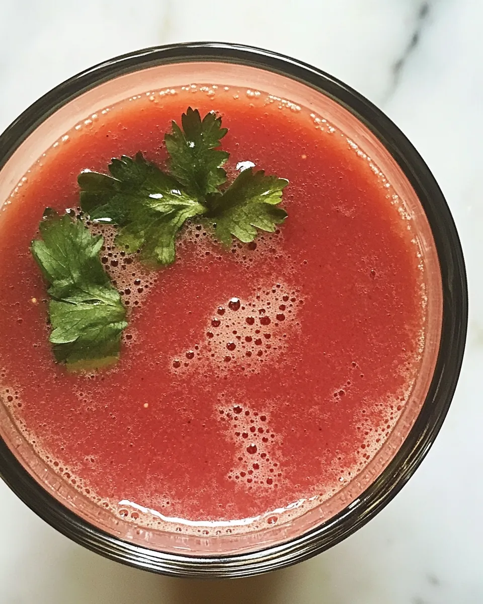 Amma’s Fresh Tomato Juice