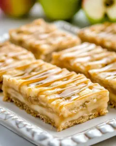 Apple Bars with Caramel Frosting
