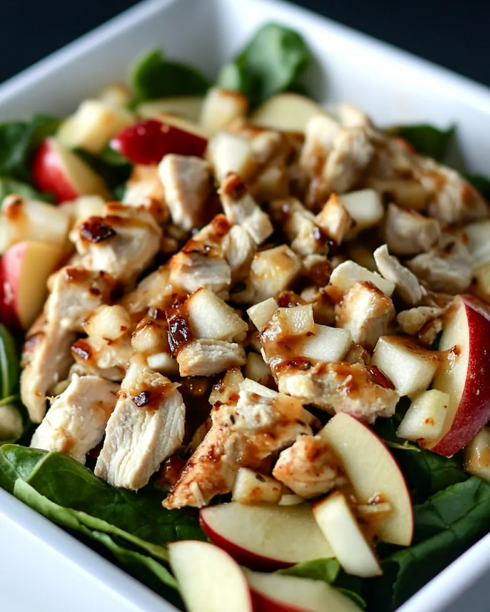 Apple Cheddar Chicken Salad