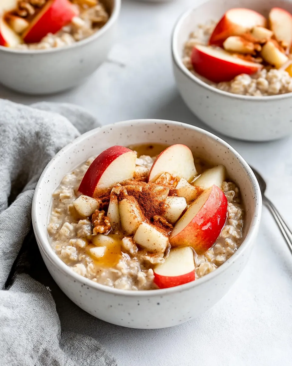 Apple Cinnamon Oatmeal