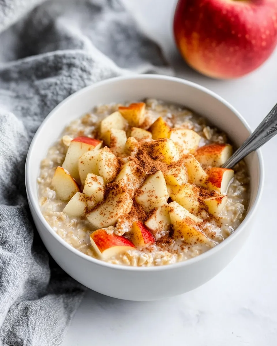 Apple Cinnamon Oatmeal