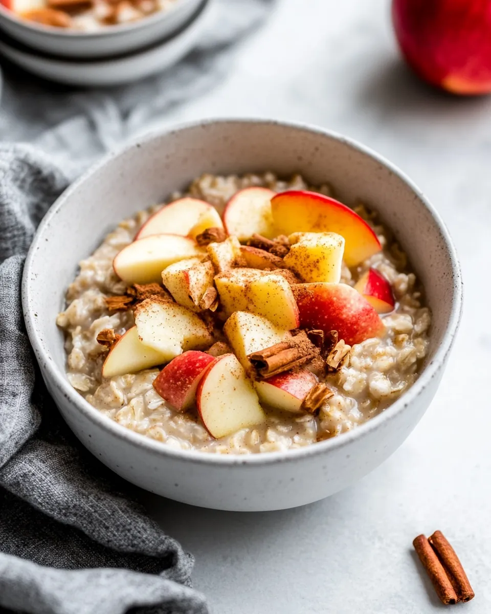 Apple Cinnamon Oatmeal