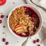Apple Cranberry Crisp