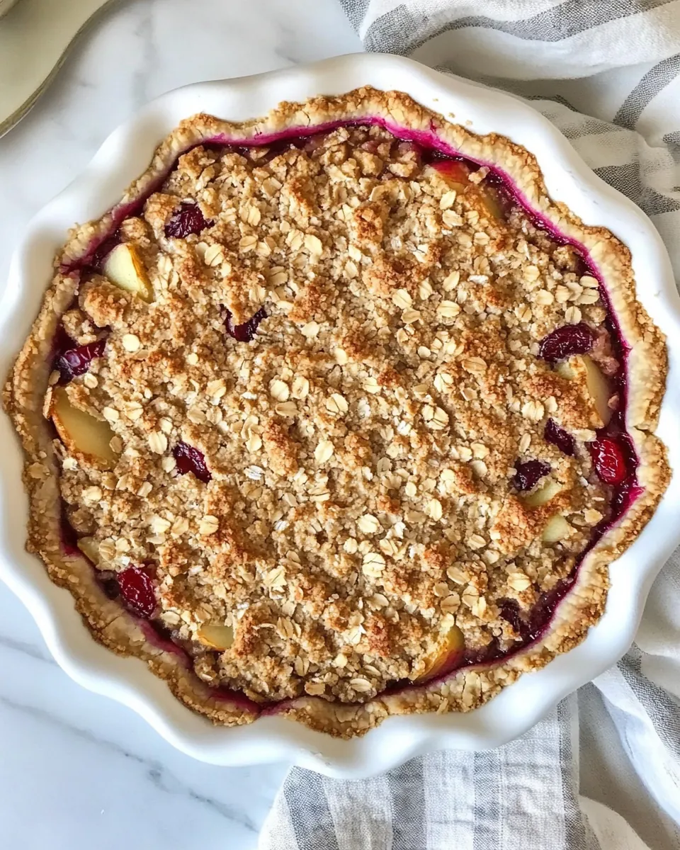Apple Cranberry Pie