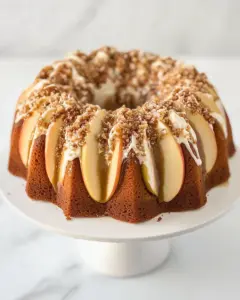 Apple Cream Cheese Swirl Bundt Cake