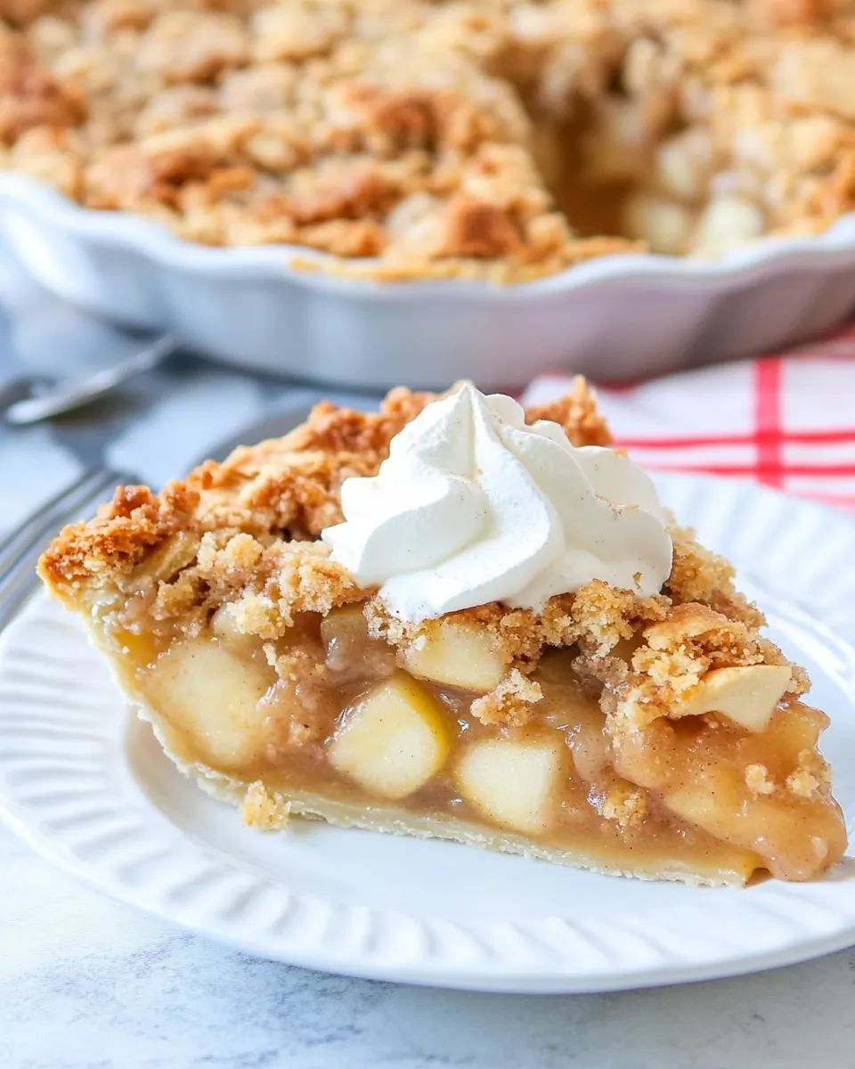 Apple Crumble Pie