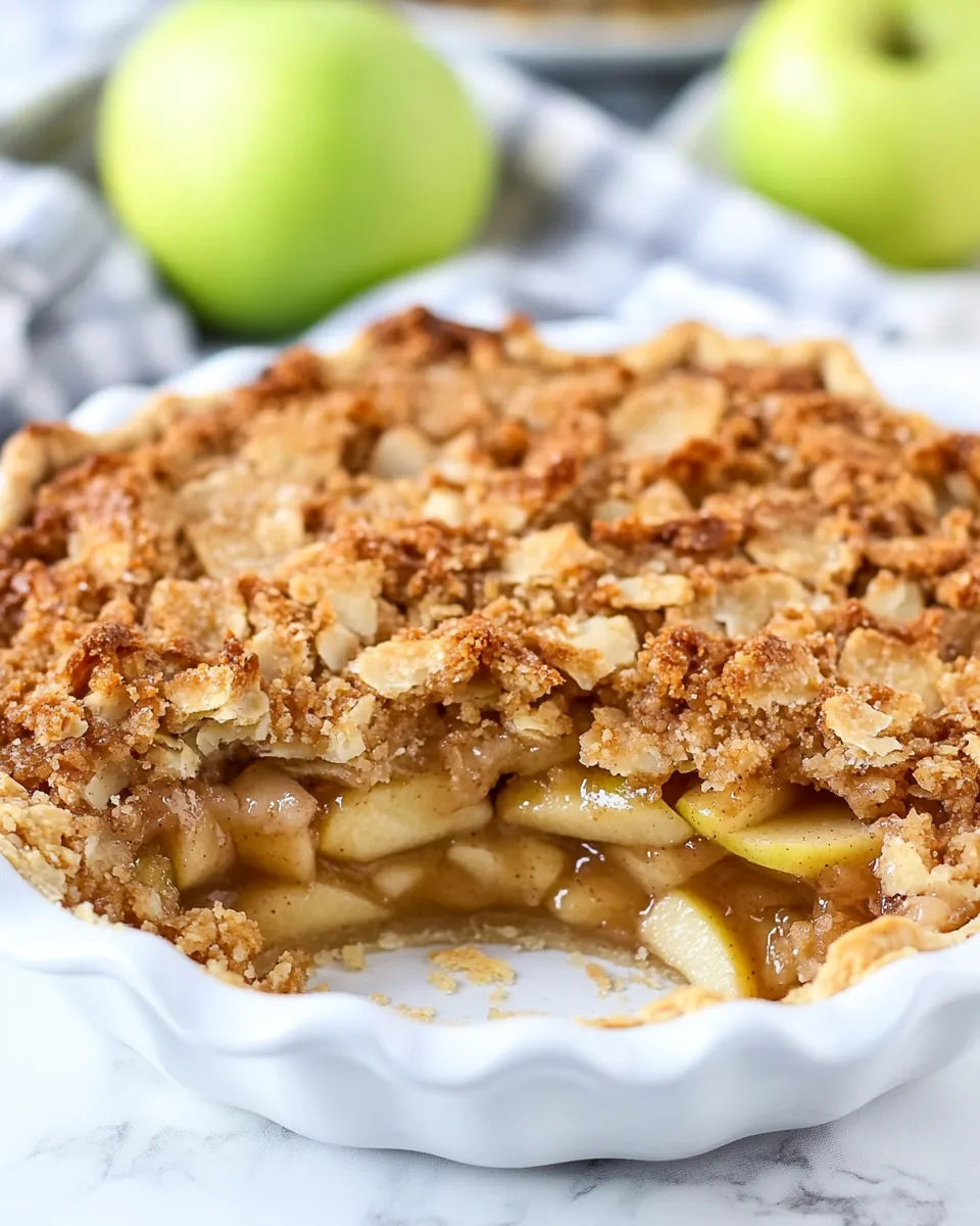 Apple Crumble Pie