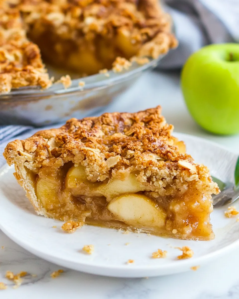 Apple Crumble Pie