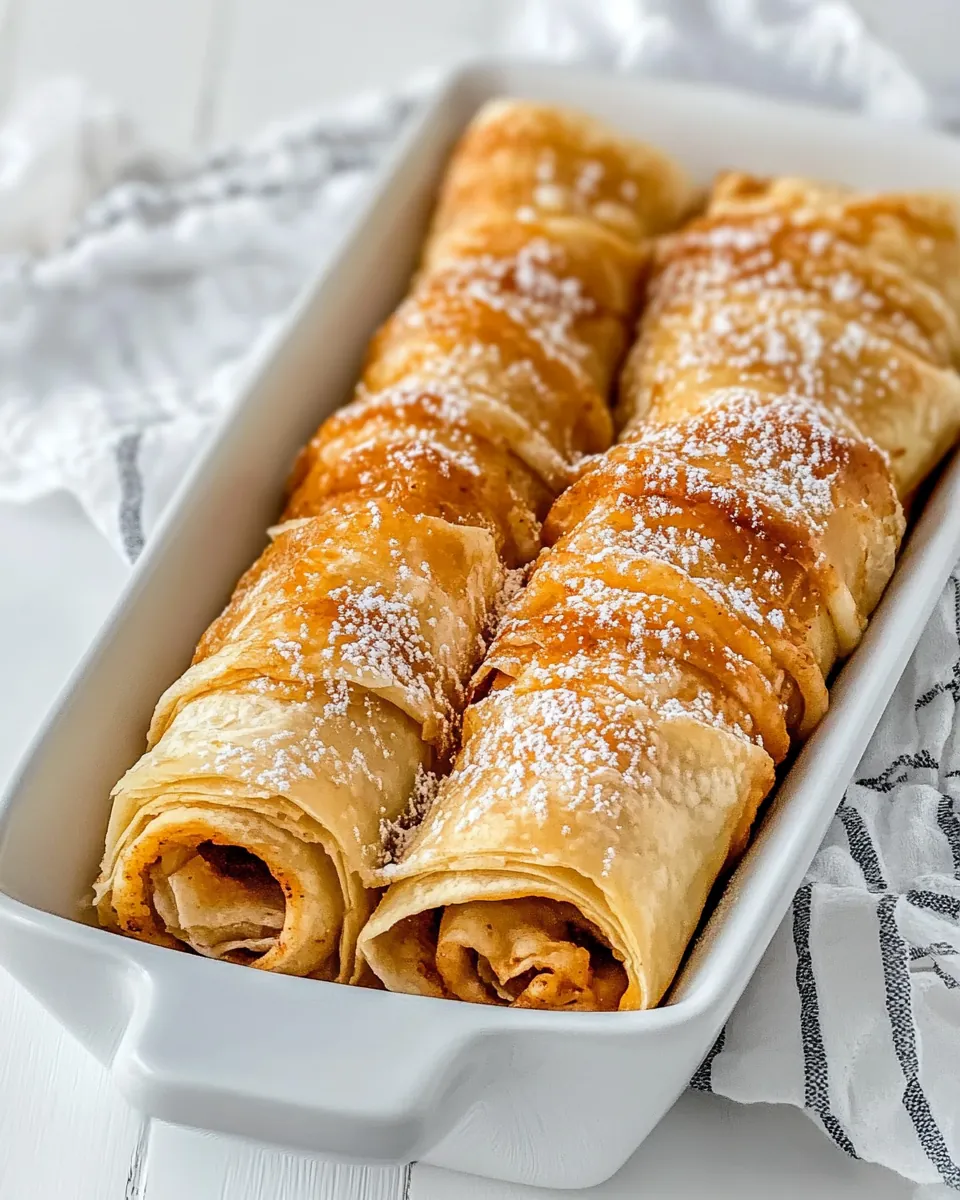 Apple Pie Taquitos