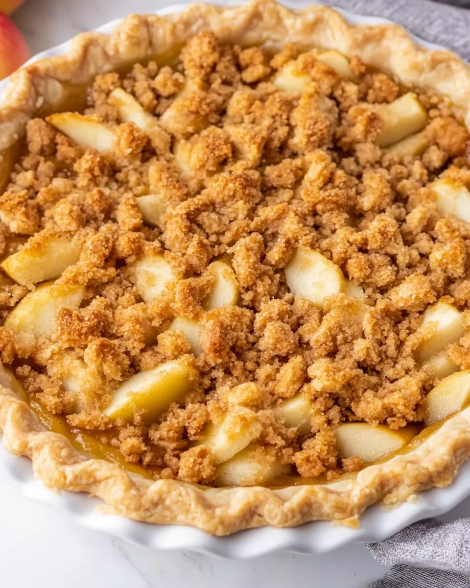Apple Pie With Crumb Topping
