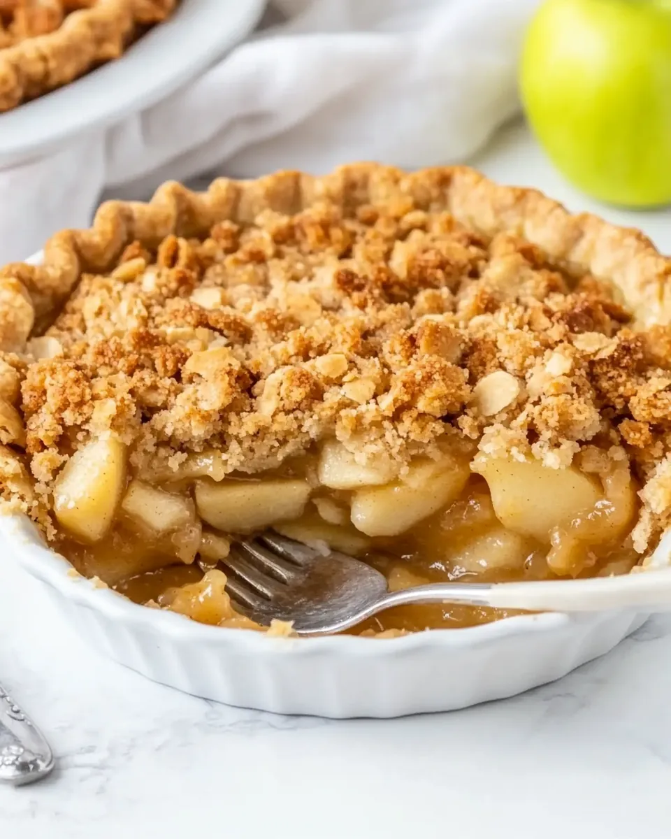 Apple Pie With Crumb Topping