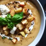 Apple Kohlrabi Soup