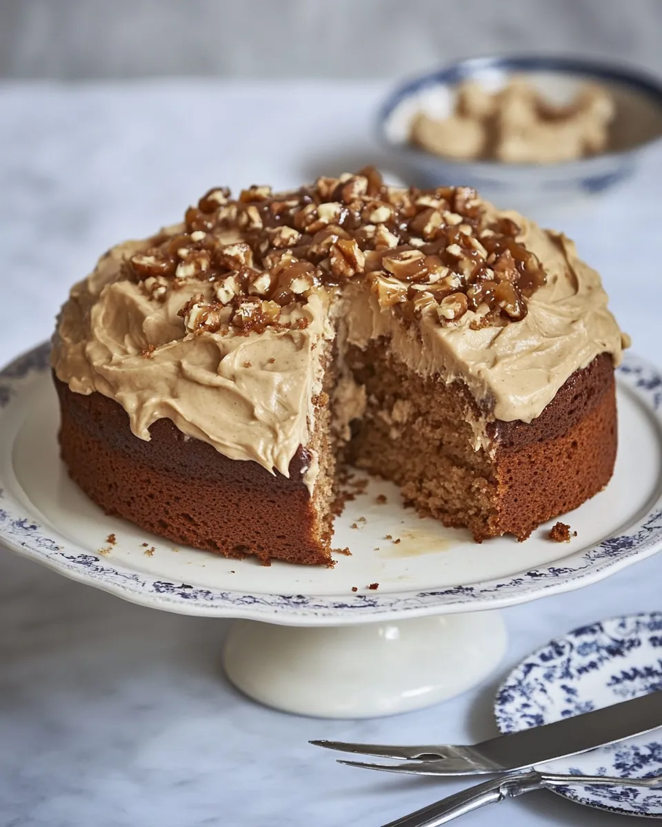 Apple Banana Cake with Caramel Cream Cheese Frosting
