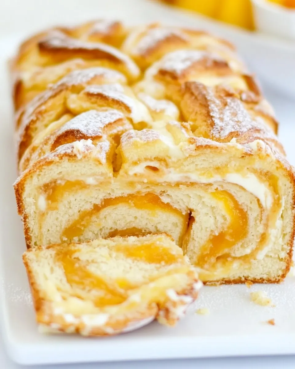 Apricot Cream Cheese Babka