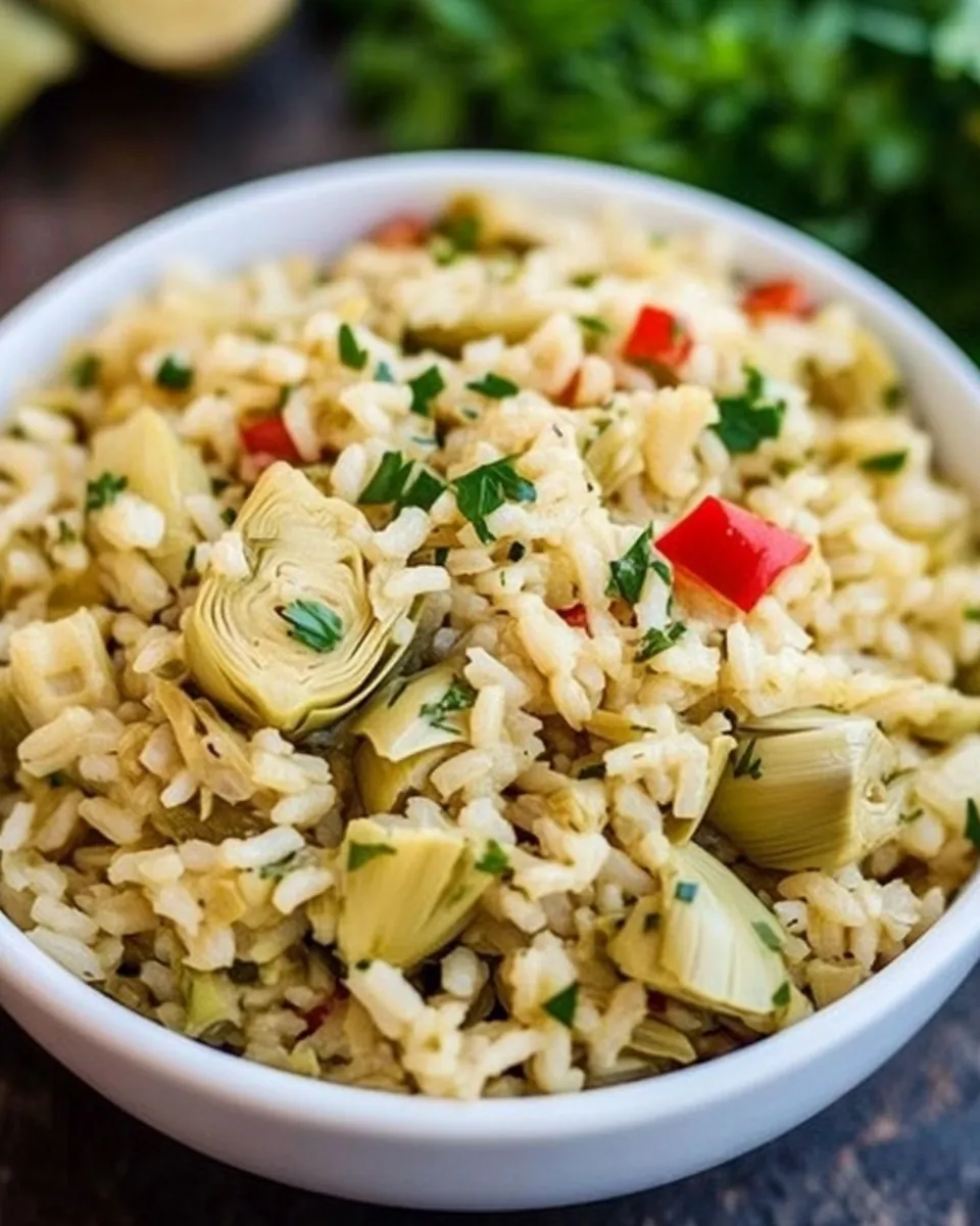 Artichoke Rice Salad