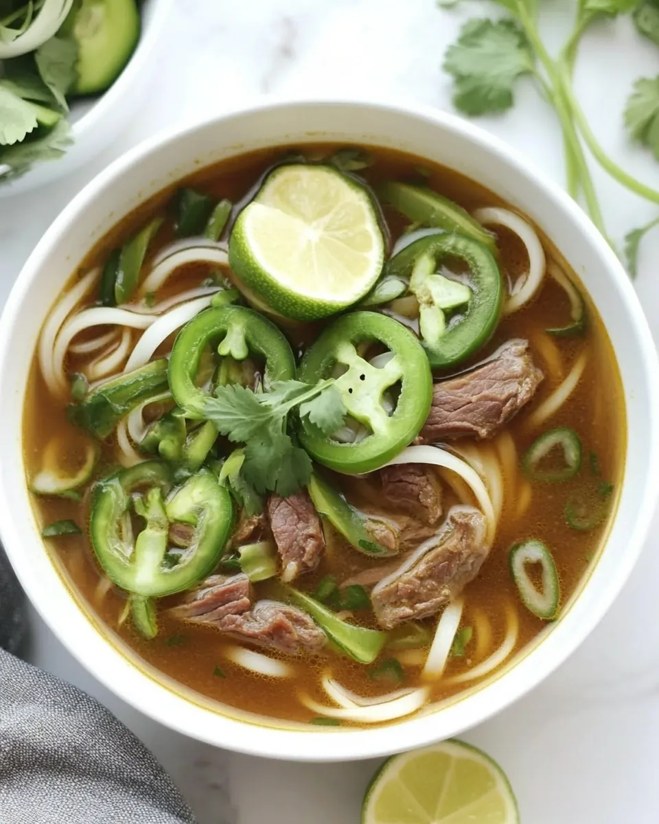 Asian Beef Zoodle Soup