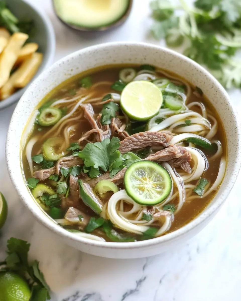 Asian Beef Zoodle Soup