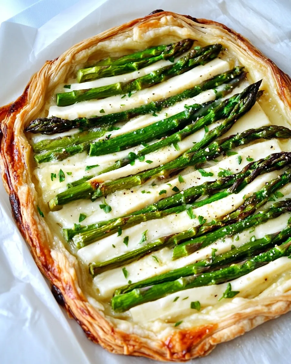 Asparagus Fontina Tart