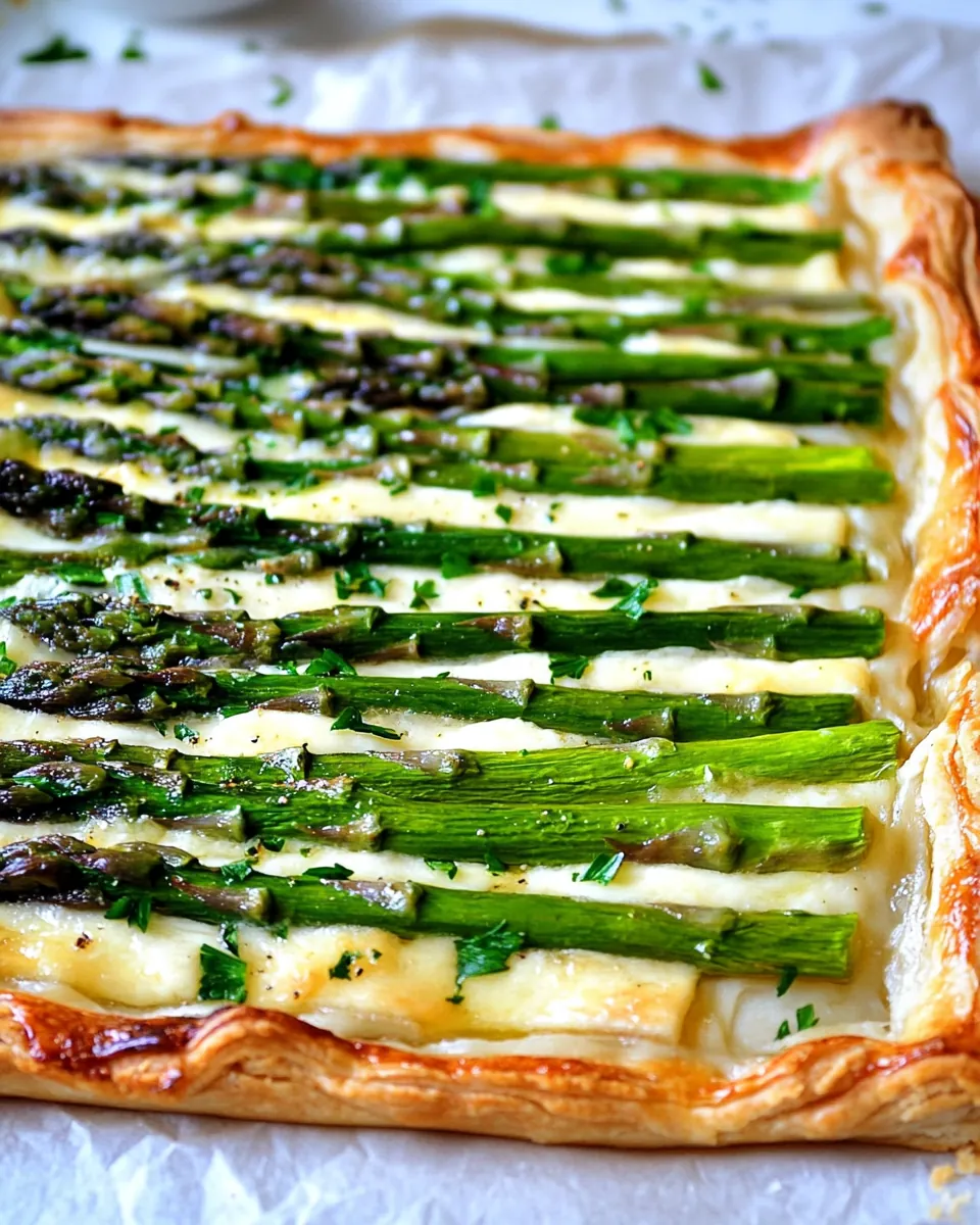 Asparagus Fontina Tart