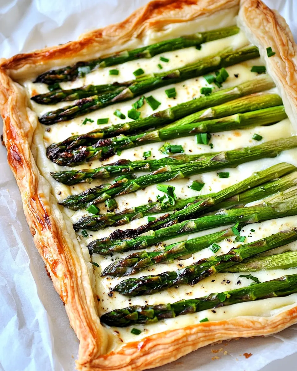 Asparagus Fontina Tart