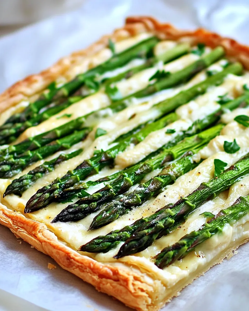 Asparagus Fontina Tart