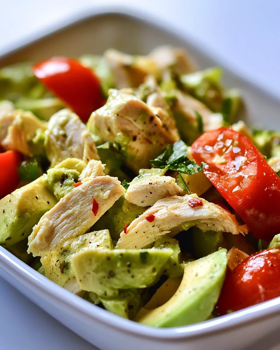 Avocado Chicken Salad