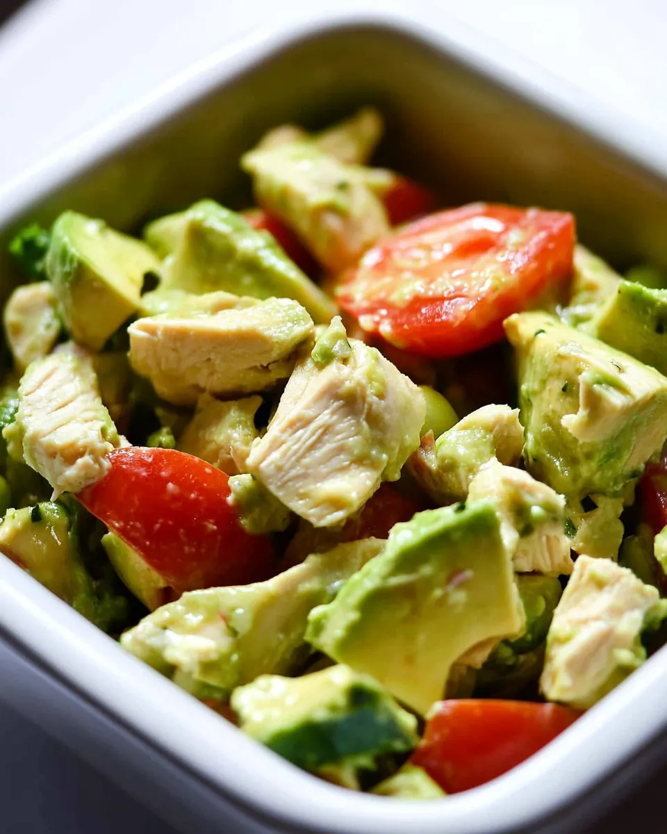 Avocado Chicken Salad
