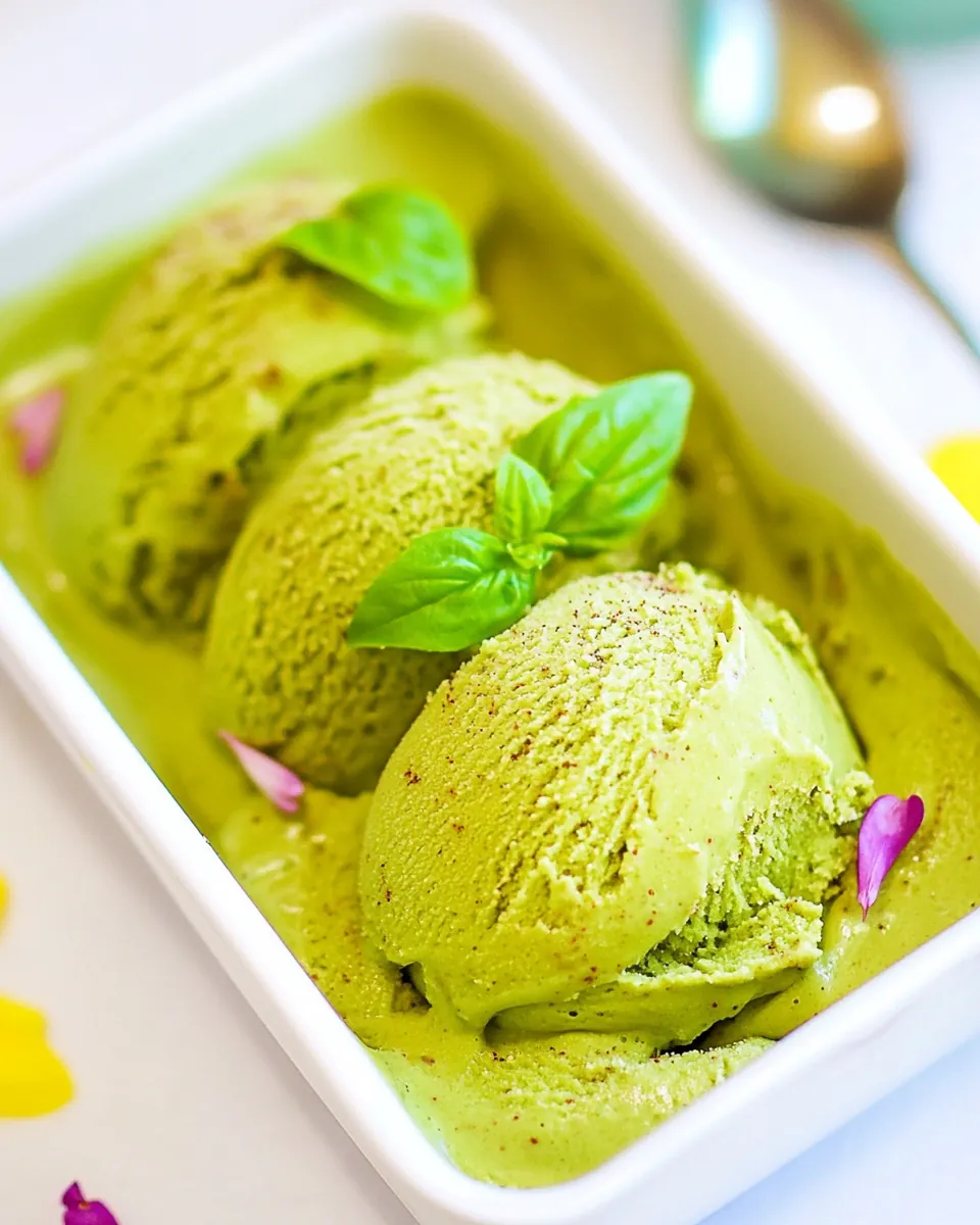 Avocado Ice Cream