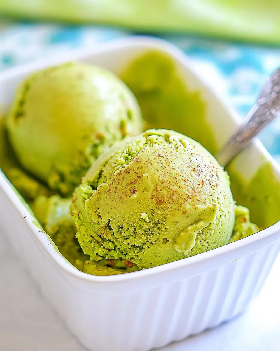 Avocado Ice Cream