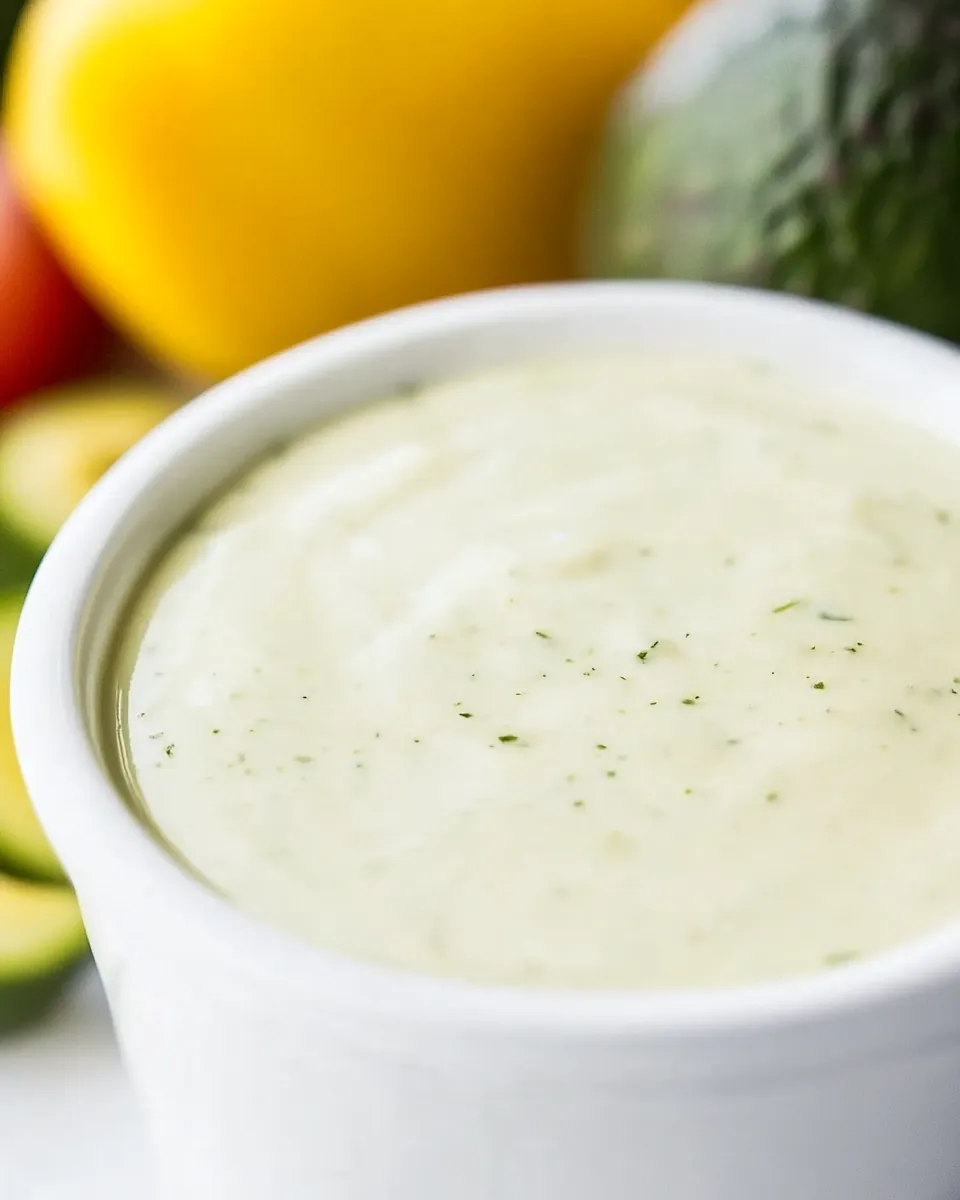 Avocado Ranch Dressing