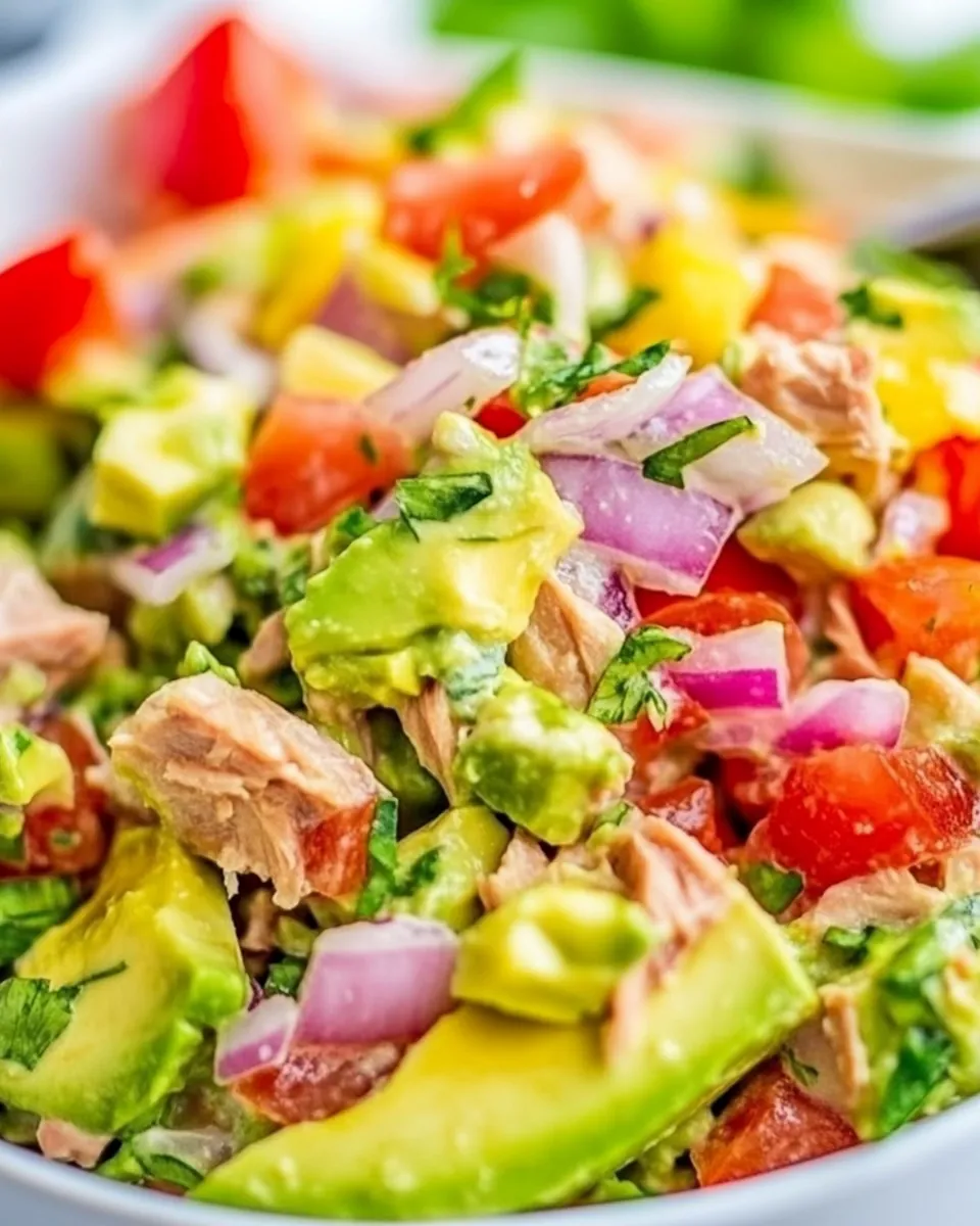 Avocado Tuna Salad