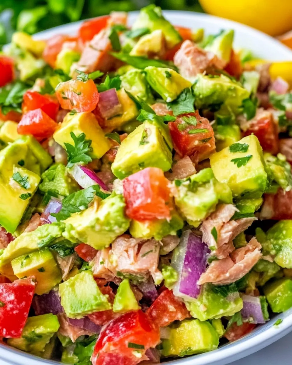 Avocado Tuna Salad