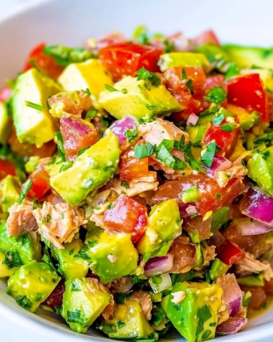 Avocado Tuna Salad