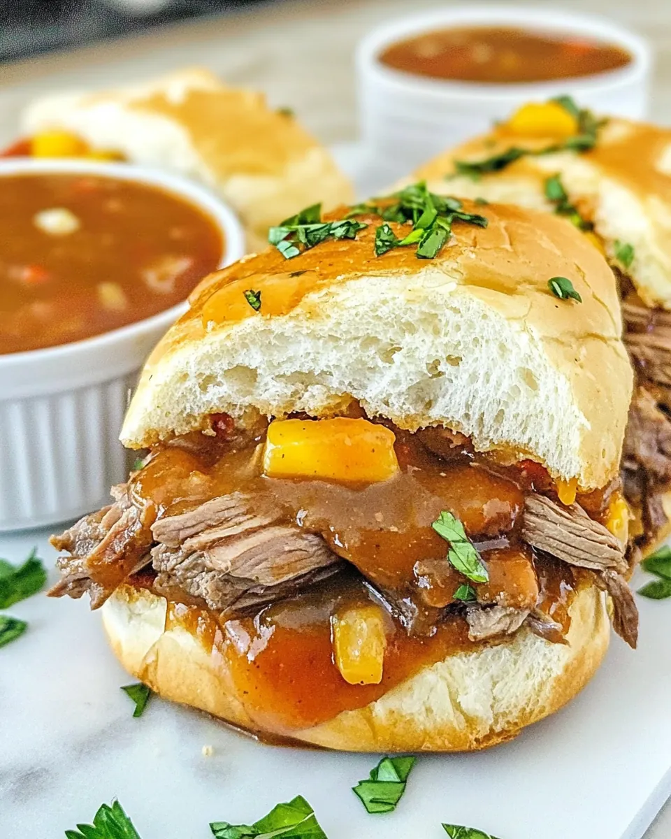Awesome Sauce Roast Beef Sandwiches