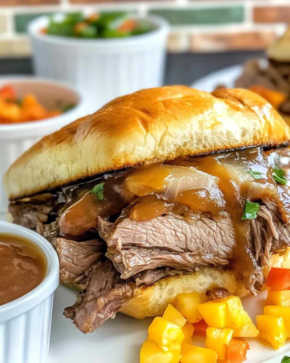 Awesome Sauce Roast Beef Sandwiches