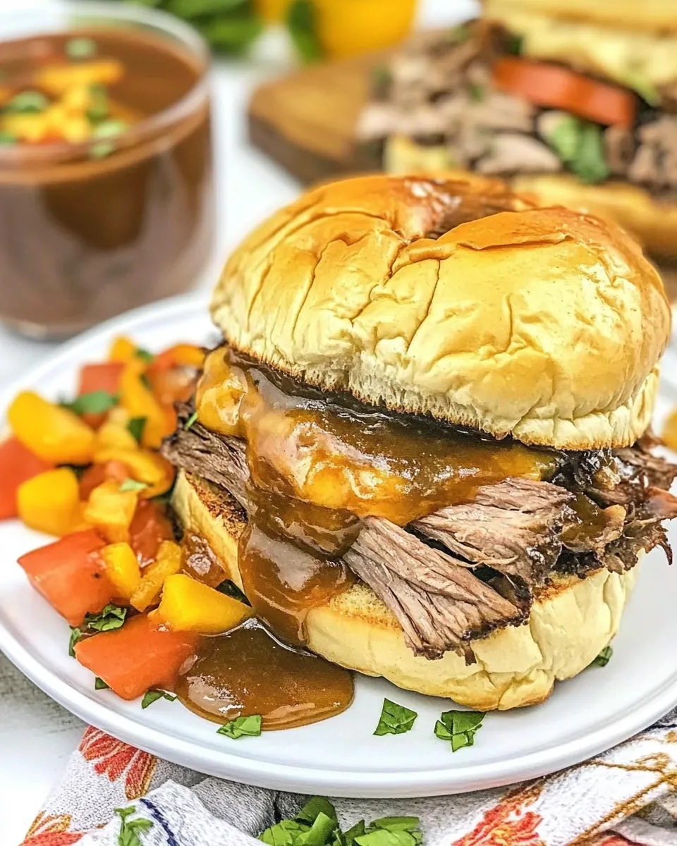 Awesome Sauce Roast Beef Sandwiches