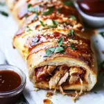 BBQ Chicken Stromboli