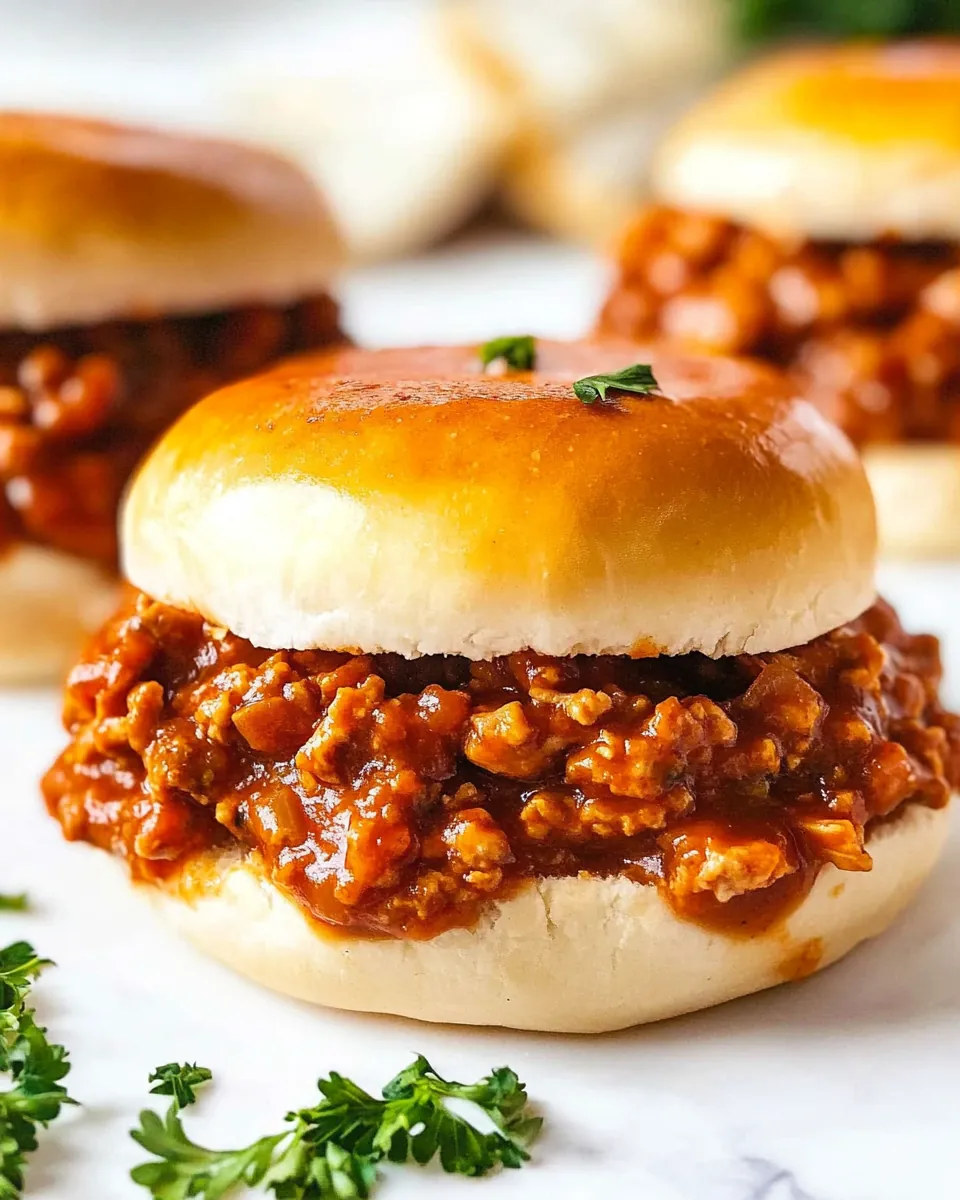BBQ Turkey Sloppy Joes