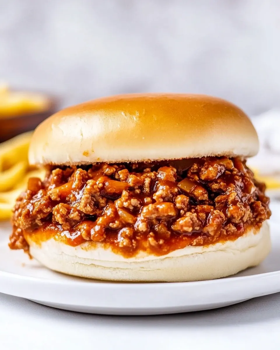 BBQ Turkey Sloppy Joes