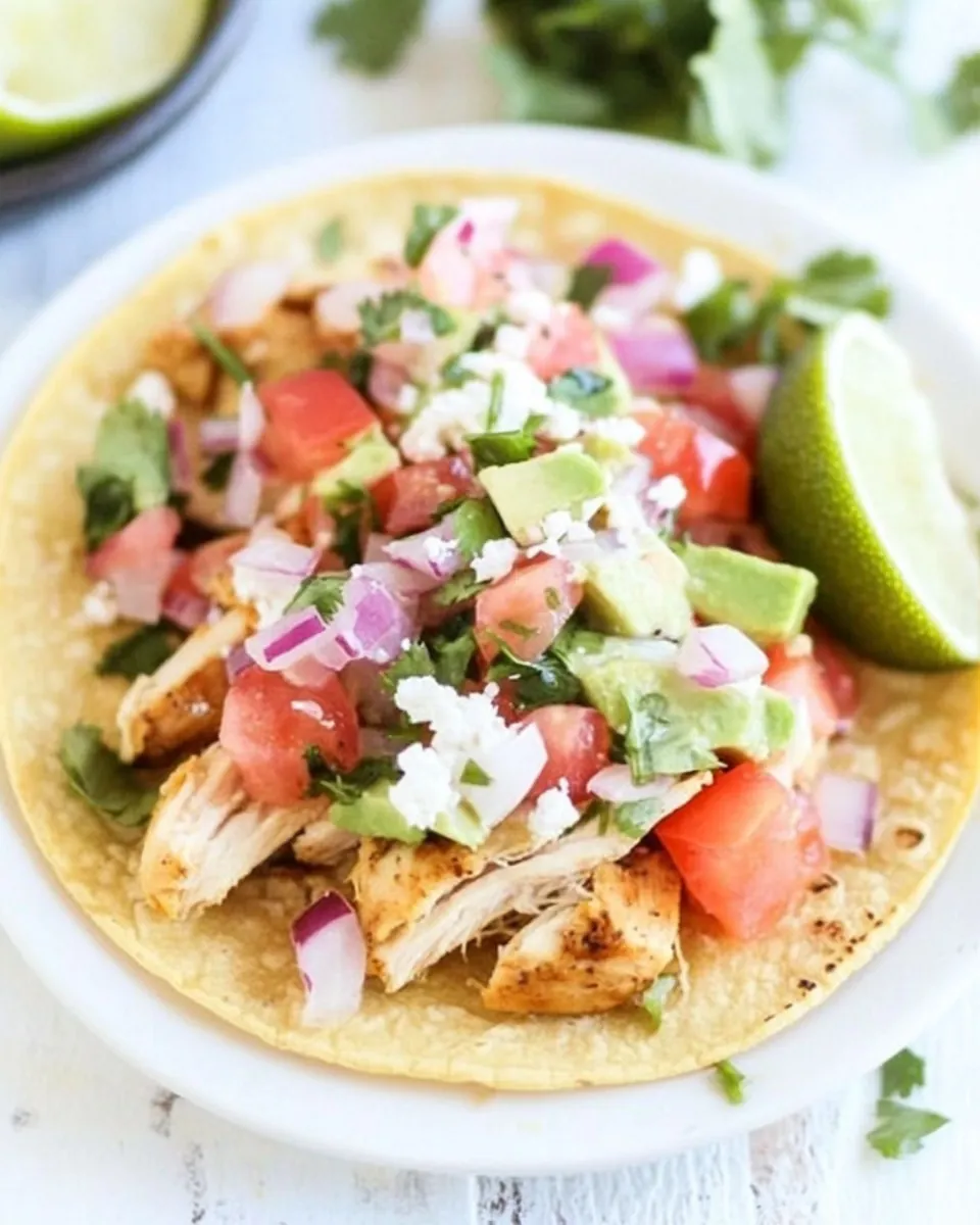 Baja Chicken Tacos