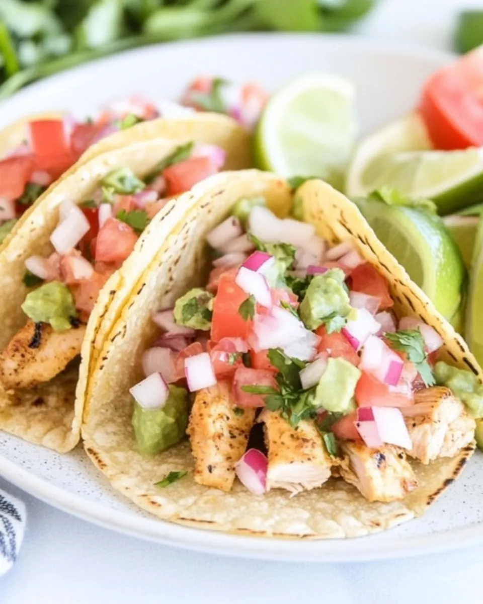 Baja Chicken Tacos